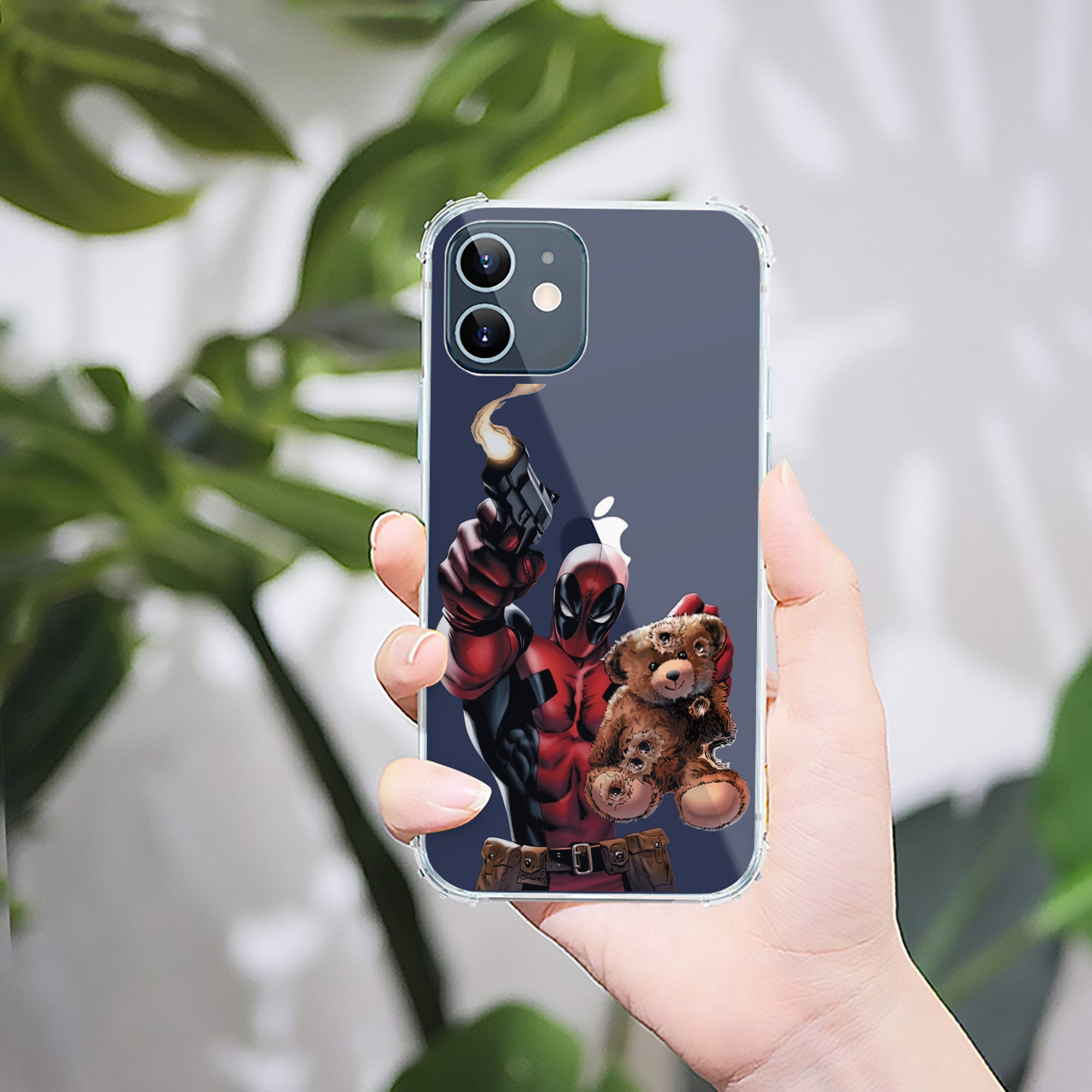 （画像用） Deadpool デッドプール 【iPhone 12シリーズ対応】透明スマホケース（クリアソフトケース）
